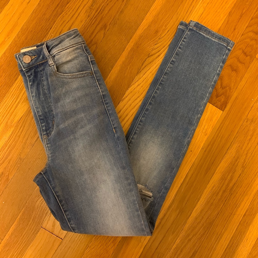 Garage High Waisted Skinny Jeans